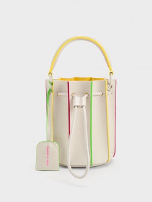 Charles And Keith Clove Top Handle Bucket Bags Multicolor | PHILIPPINES N369