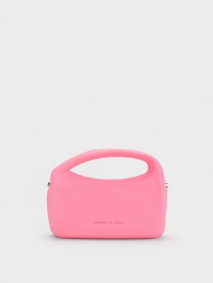 Charles And Keith Cocoon Top Handbag Pink | PHILIPPINES Y073