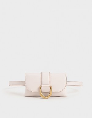 Charles And Keith Gabine Crossbody Bags Light Pink | PHILIPPINES T198