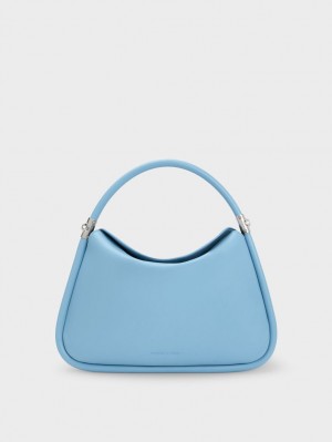 Charles And Keith Lara Hobo Bag Blue | PHILIPPINES V580