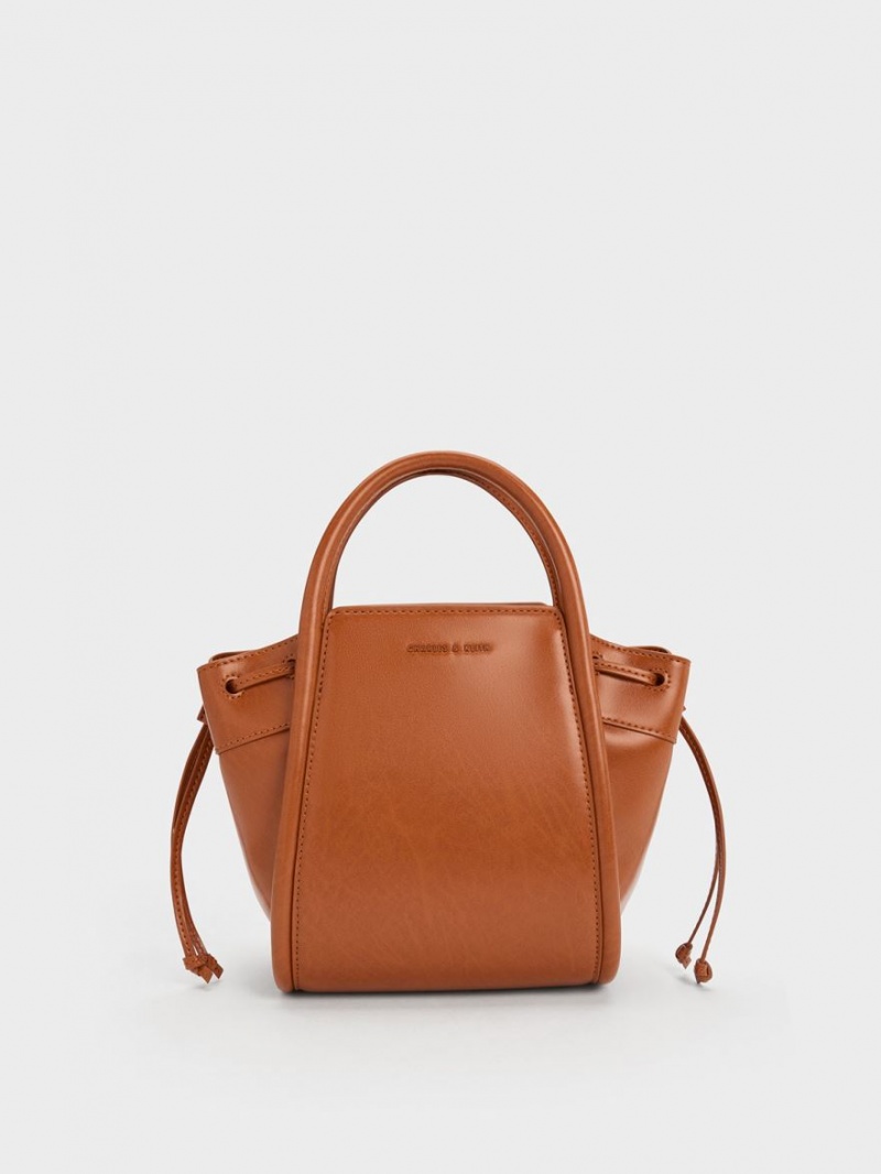 Charles And Keith Ashby Slouchy Tote Bags Brown | PHILIPPINES N719