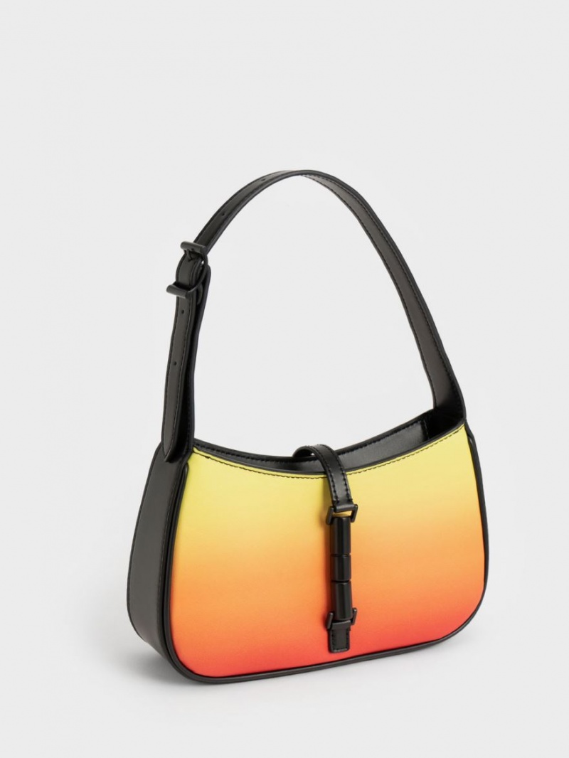 Charles And Keith Cesia Ombre Shoulder Bags Orange | PHILIPPINES T047