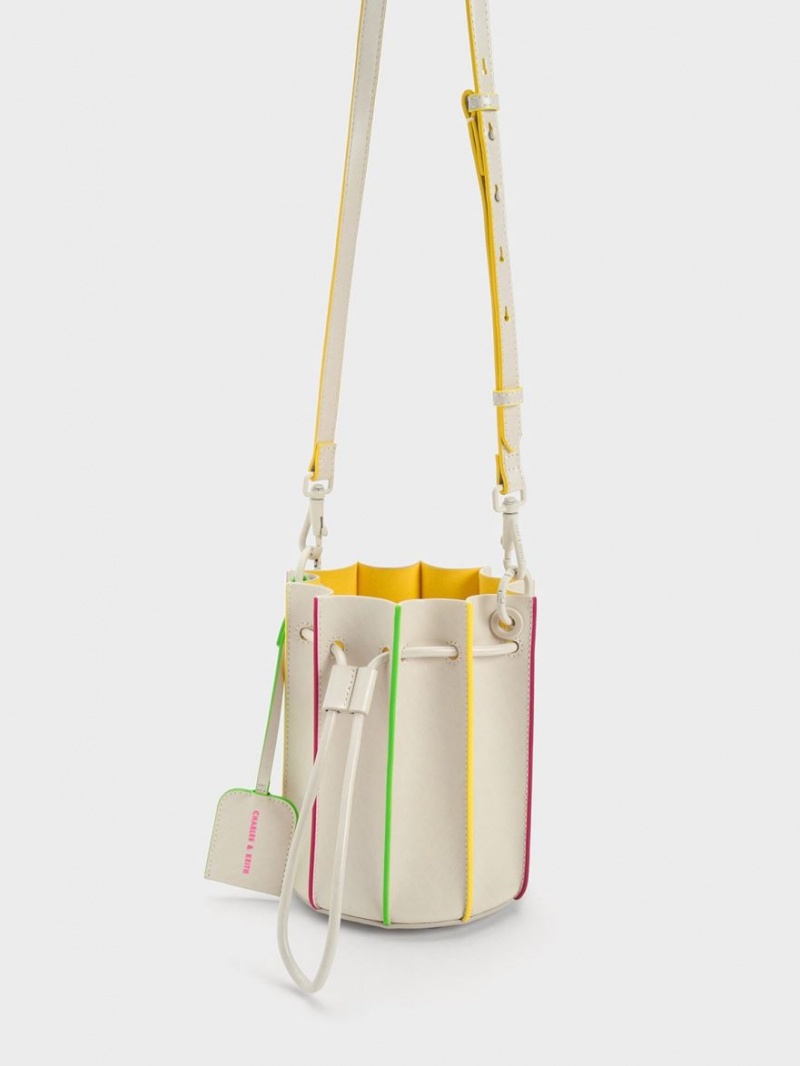 Charles And Keith Clove Top Handle Bucket Bags Multicolor | PHILIPPINES N369