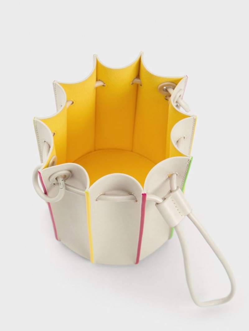 Charles And Keith Clove Top Handle Bucket Bags Multicolor | PHILIPPINES N369