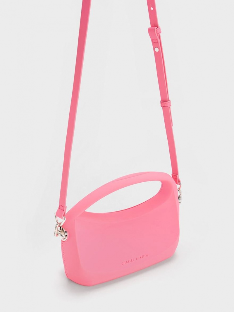 Charles And Keith Cocoon Top Handbag Pink | PHILIPPINES Y073