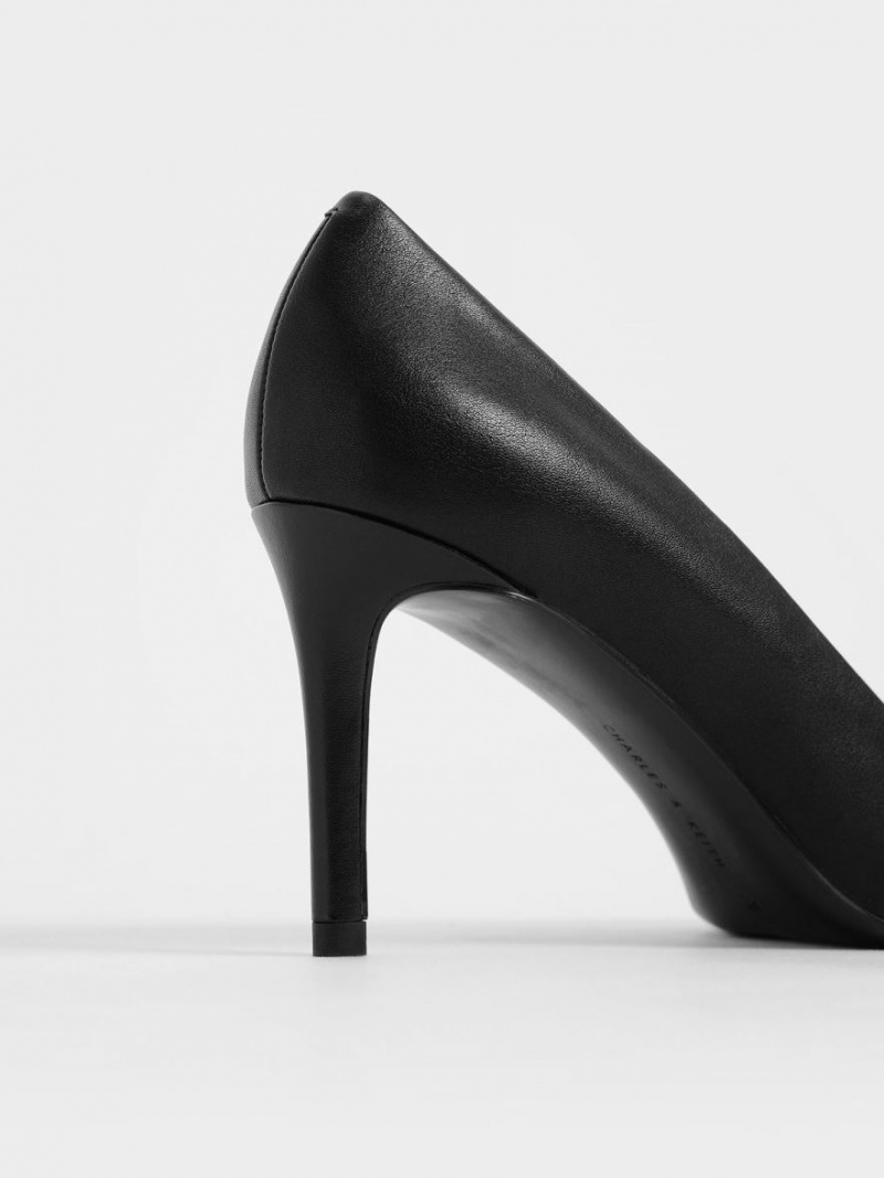 Charles And Keith Emmy Pointed-Toe Pumps Black | PHILIPPINES C438