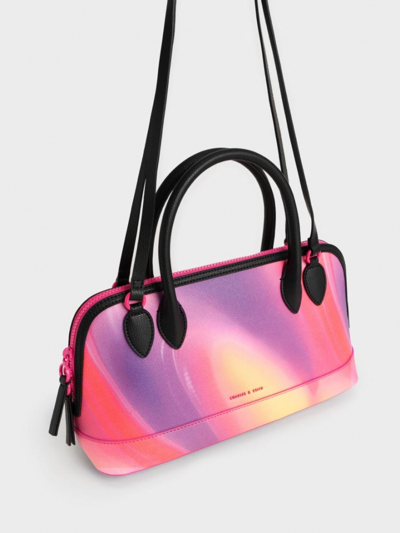 Charles And Keith Harmonee Four Handle Tote Bags Multicolor | PHILIPPINES P789