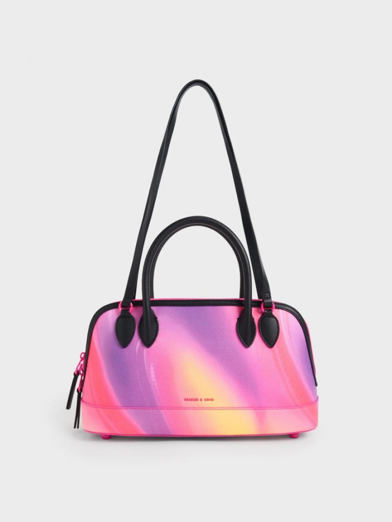 Charles And Keith Harmonee Four Handle Tote Bags Multicolor | PHILIPPINES P789