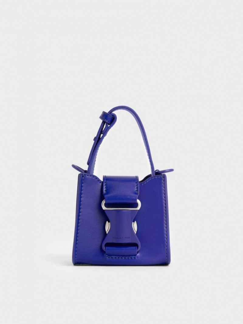 Charles And Keith Ivy Top Handle Mini Bag Blue | PHILIPPINES V348