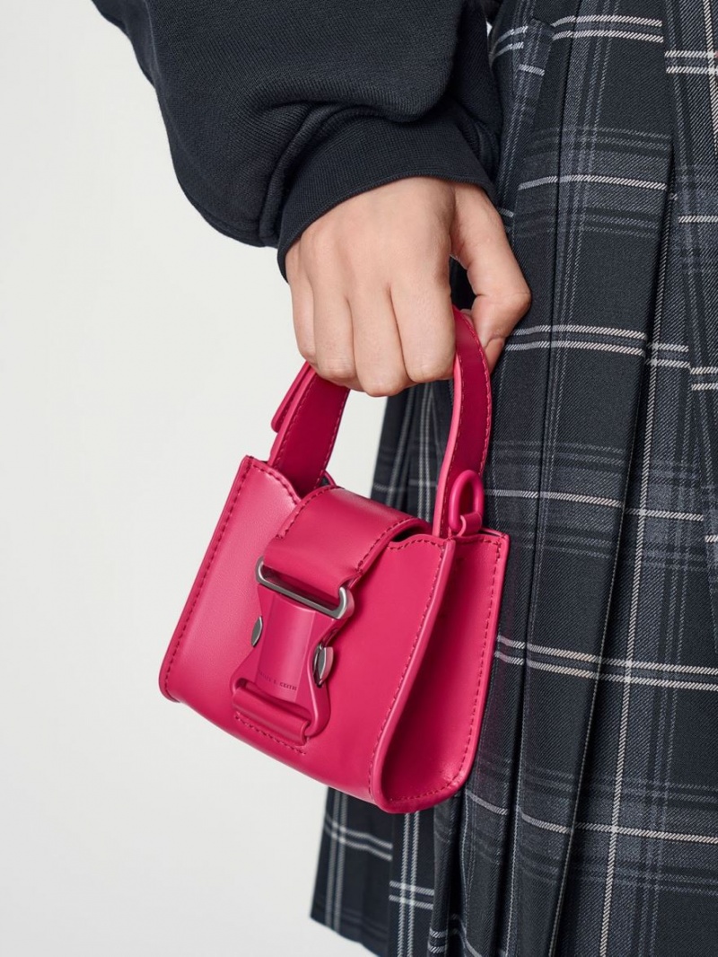 Charles And Keith Ivy Top Handle Mini Bag Red | PHILIPPINES G968