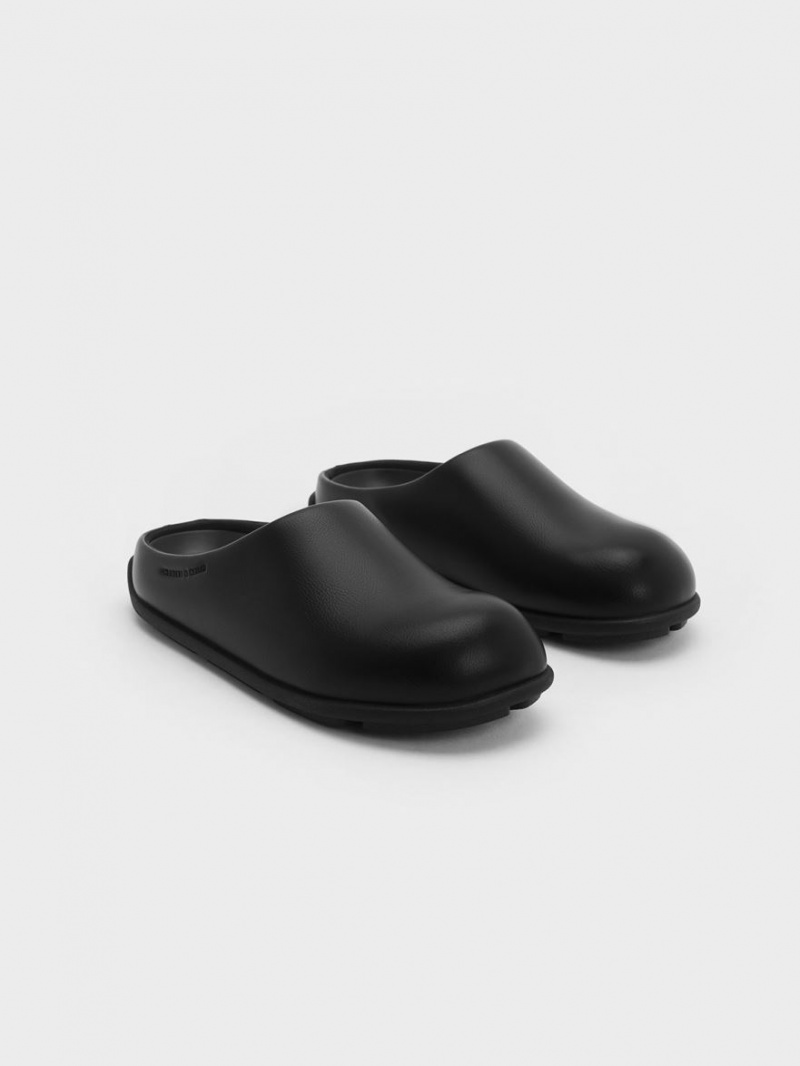 Charles And Keith Molly Flat Mules Black | PHILIPPINES P360