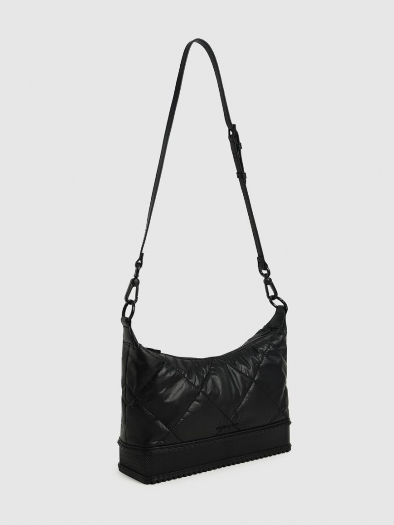 Charles And Keith Puffy Shoulder Bags Black | PHILIPPINES R259