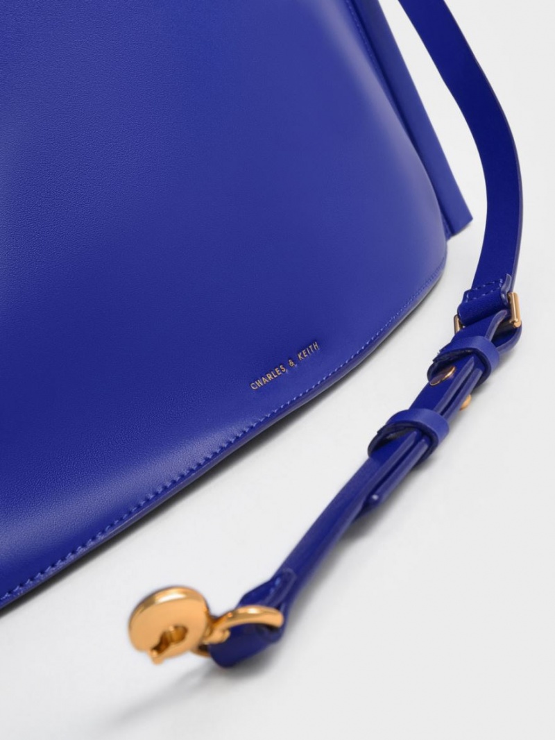 Charles And Keith Ridley Slouchy Tote Bags Blue | PHILIPPINES R235